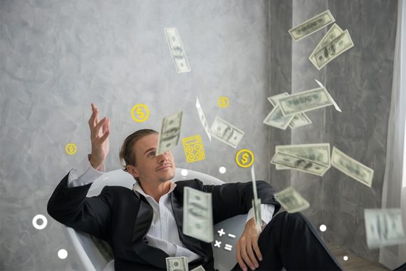 Mother with her little son by solar panels