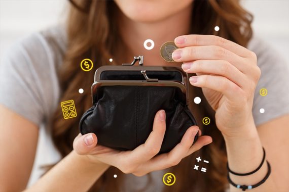 Mother with her little son by solar panels